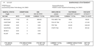 Real Sample Pay Stub | Instant Online Pay Stubs | Pay Stubs :: Pay ...